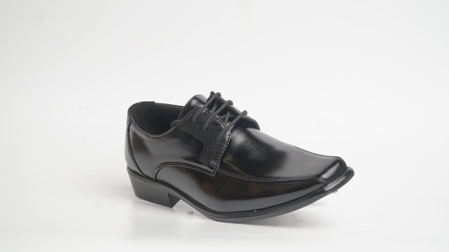 Theodore 500-30 Black Leather Shoes for Men